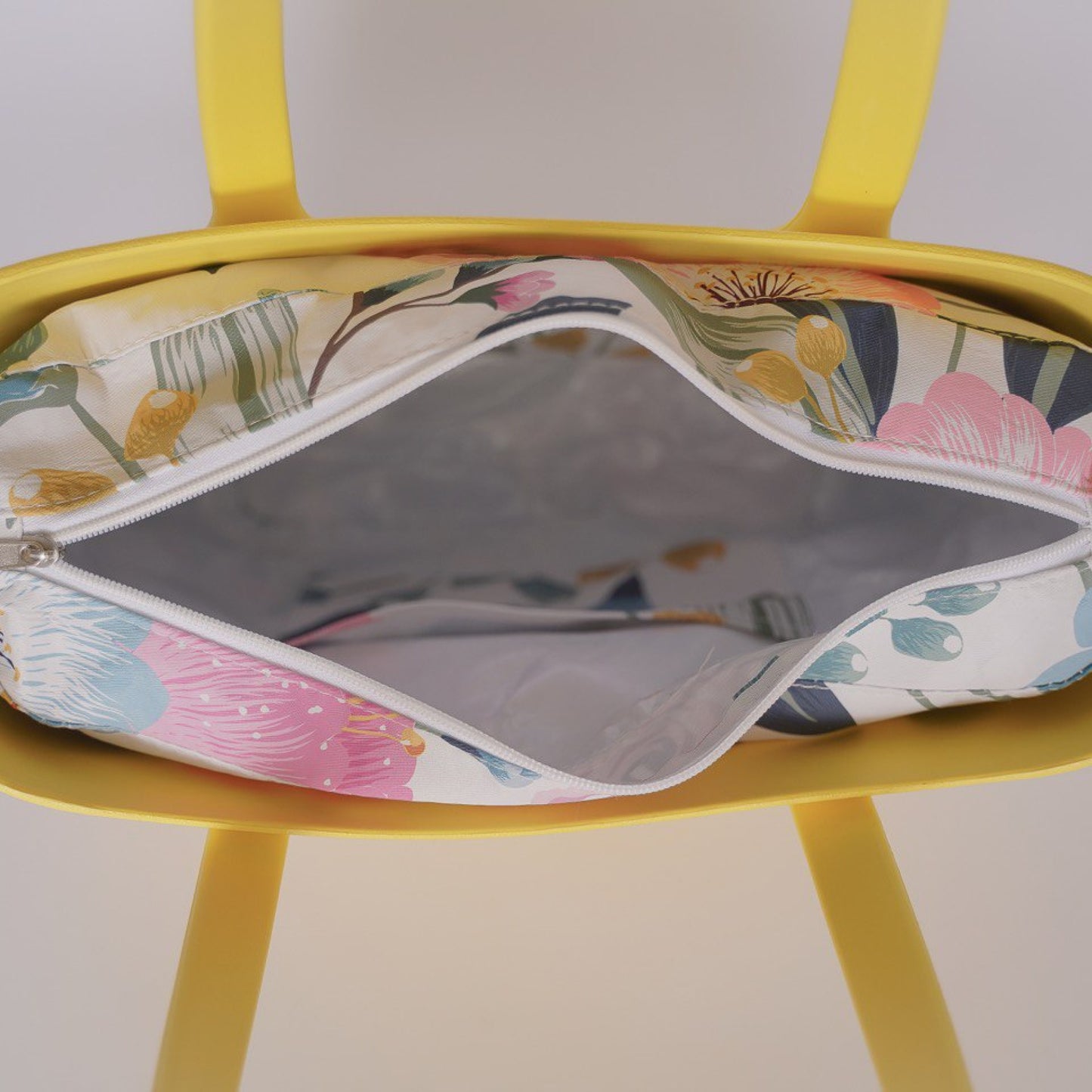 Durable and Stylish REZETTA EVA Bag Color: LEMON YELLOW