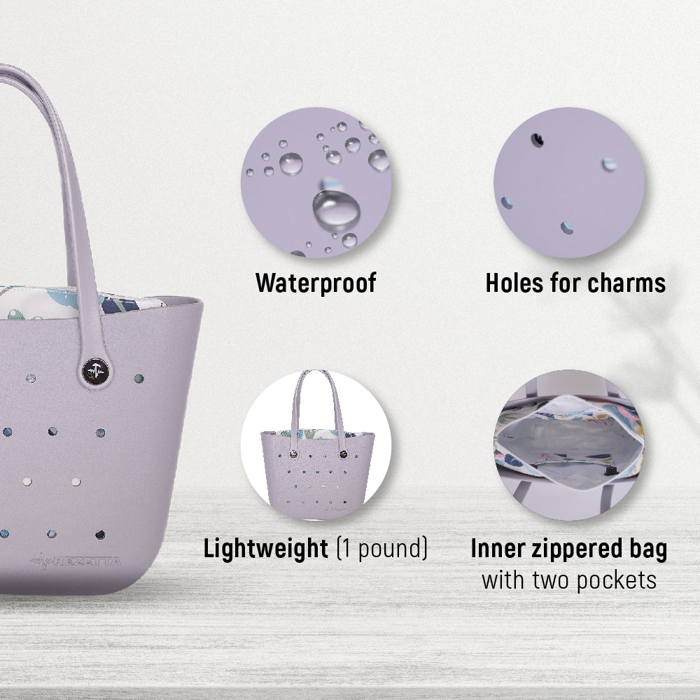 Durable and Stylish REZETTA EVA Bag Color: LAVANDER